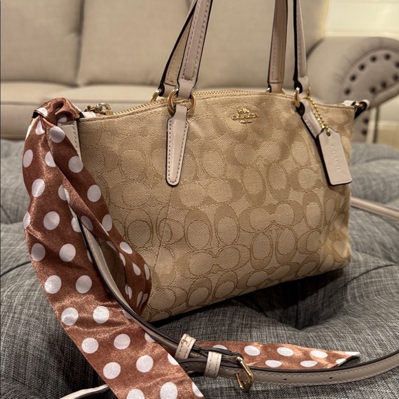 Coach Bag Kelsey Mini Cream Tan Satchel - Picture 3 of 17